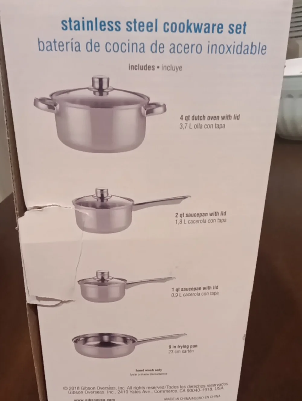 Stainless Steel Cookware Set - Silver - Picture 3 of 3
